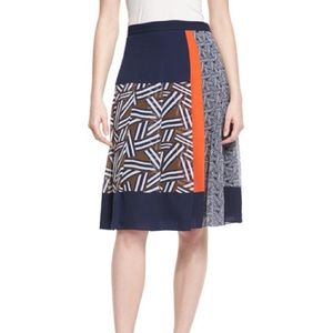 NWT Diane Von Fürstenberg DVF Cici pleated skirt 6